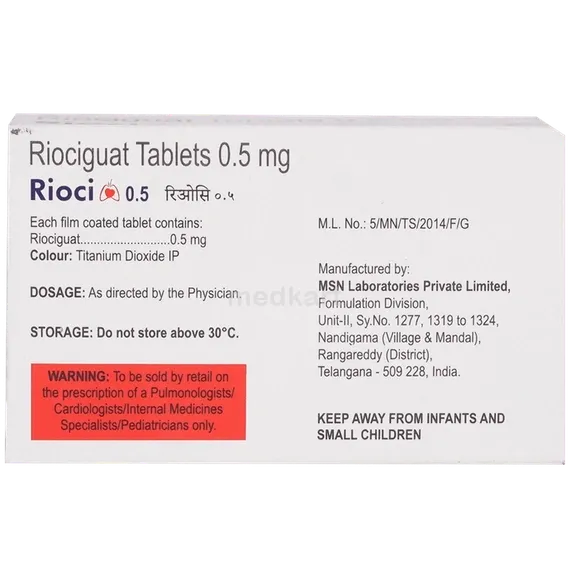 rioci 0.5mg tablet 10's
